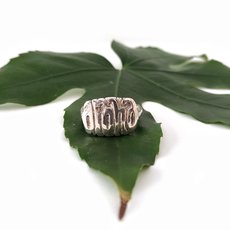 Aroha Hand Engraved Cast Ring-jewellery-The Vault