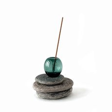 Glass Incense Bubble Teal-artists-and-brands-The Vault