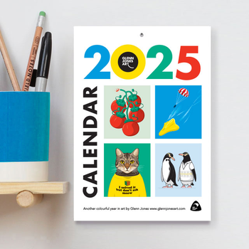 Glenn Jones A5 Calendar 2025