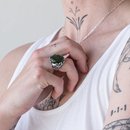 Pounamu Twin Octopus Ring