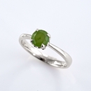 Baby Dewdrop Ring with Pounamu