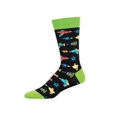 Men's Socks Ray Gun Blasters Black-artists-and-brands-The Vault