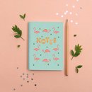 Garden Flamingos Note Book