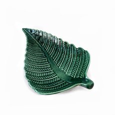 Fern Plate Medium Dark Green-artists-and-brands-The Vault