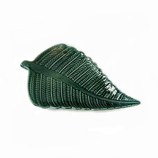 Fern Plate Small Dark Green-artists-and-brands-The Vault