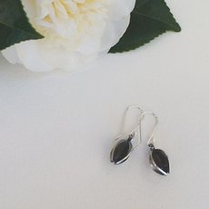 Snowdrop Earrings Silver-jewellery-The Vault