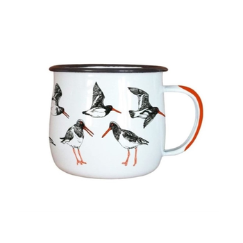 Enamel Mug Oystercatchers