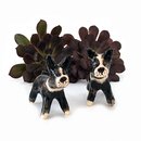 Ceramic Figurine Dog Black