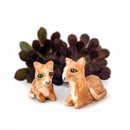 Ceramic Figurine Cat Brown Sitting