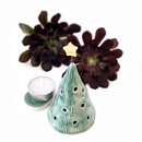 Christmas Tealight Holder Mid Green