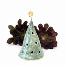 Christmas Tealight Holder Mid Green