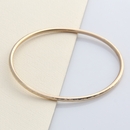 Harmony Planished Bangle 14k Rolled Gold