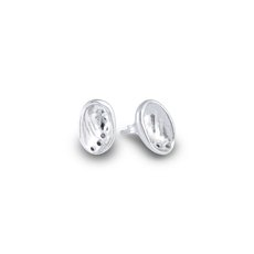 Baby Paua Studs Silver-jewellery-The Vault