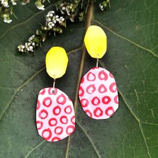 Resin Dangles Earrings-jewellery-The Vault