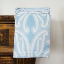 Minky Aio Blue Toddler Blanket