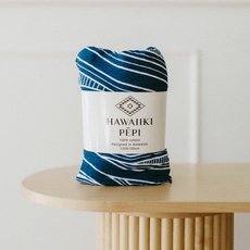 Muslin Wrap Navy Blue-lifestyle-The Vault