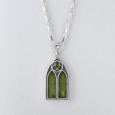 Pounamu Gothic Charm Pendant-jewellery-The Vault