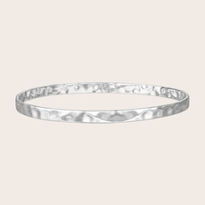 For The Journey Bangle Silver-jewellery-The Vault