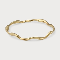 Continuum Bangle Gold Plate-jewellery-The Vault