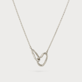 Small Connected Necklace Silver