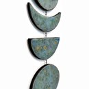 Large Moon Phases Wall Hanging Blue Green