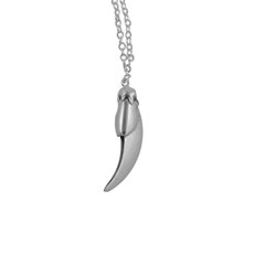 Kakabeak Flower Necklace Silver-jewellery-The Vault