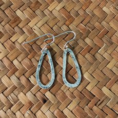 Silver Small Teardrop Earrings-jewellery-The Vault