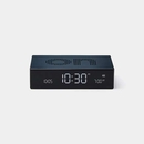 Lexon Flip Premium Alarm Clock  Dark Aluminium Blue