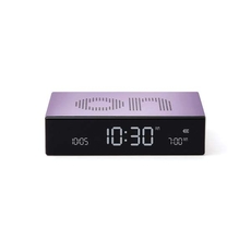 Lexon Flip Premium Alarm Clock Purple-lifestyle-The Vault