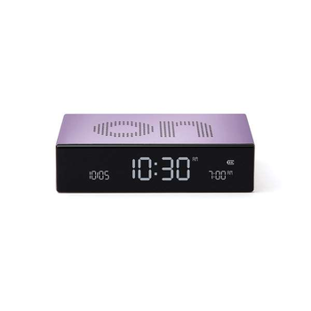 Lexon Flip Premium Alarm Clock Purple