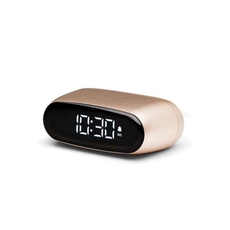 Lexon Minut Alarm Clock Gold-lifestyle-The Vault