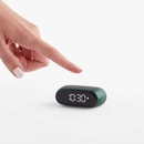 Lexon Minut Alarm Clock Dark Green