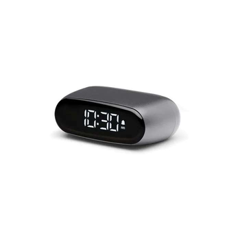 Lexon Minut Alarm Clock Gunmetal