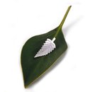 Large Fern Pin Silver