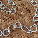 Silver and Brass Oval and Round Link Chain