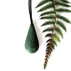 Pounamu Pendant Simple Drop-jewellery-The Vault