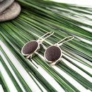 Wellington Beach Pebble Earrings Silver