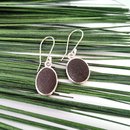 Wellington Beach Pebble Earrings Silver