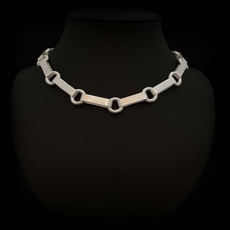 Cleopatra Chain Necklace Silver-jewellery-The Vault