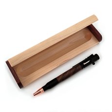 Bolt Action Ball Point Pen NZ Black Walnut-lifestyle-The Vault