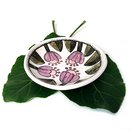 Large Magic Garden Bowl Pink Flowers