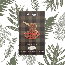 Kiwi Enamel Pin-jewellery-The Vault