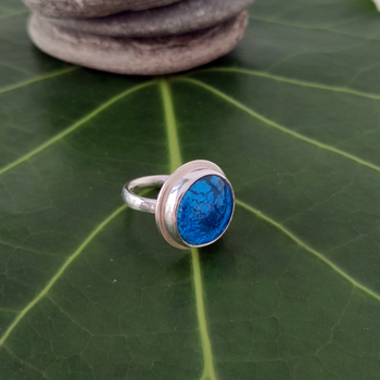 Blue Shimmer Ring