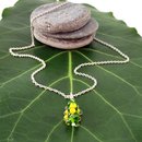 Yellow Dew Drop Necklace