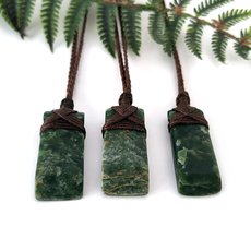 Ernesto Ovalle Pounamu Lashed Toki-jewellery-The Vault