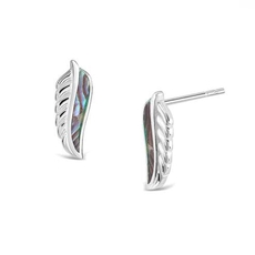 Fern Studs Silver-jewellery-The Vault