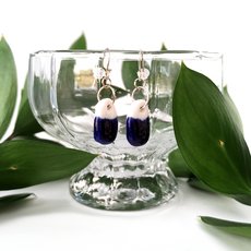 Believe Drop Earrings Cobalt Blue-jewellery-The Vault