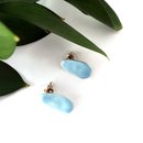 Whisper Stud Earrings Light Blue