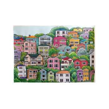 Wellington Houses A4 Print