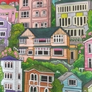 Wellington Houses A4 Print